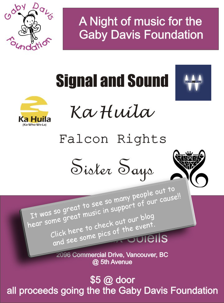 A Night Of Music for the Gaby Davis Foundation